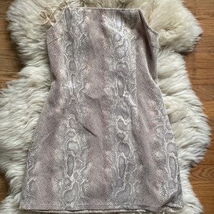 Urban outfitters snake print dress